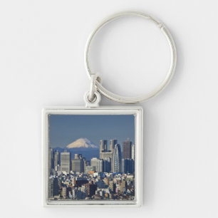 Llavero Tokio, horizonte del distrito de Shinjuku, Monte F