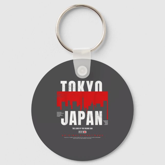Llavero Tokyo Japan The Land Of The Rising Sun Original St (Anverso)