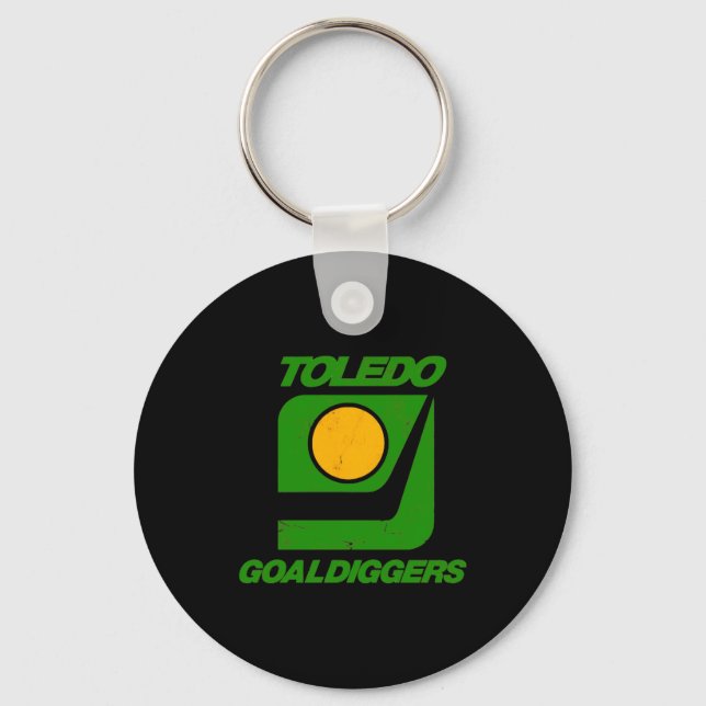 Llavero Toledo Goaldiggers 70s80s Hockey Team  (Anverso)