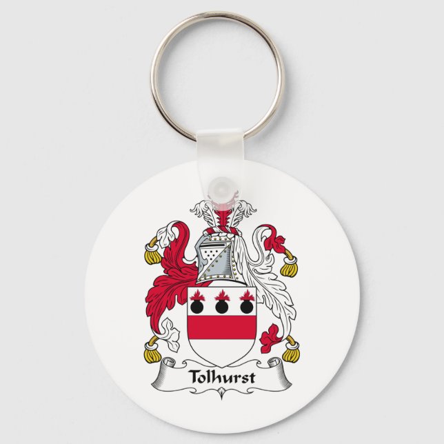 Llavero Tolhurst Family Crest (Anverso)