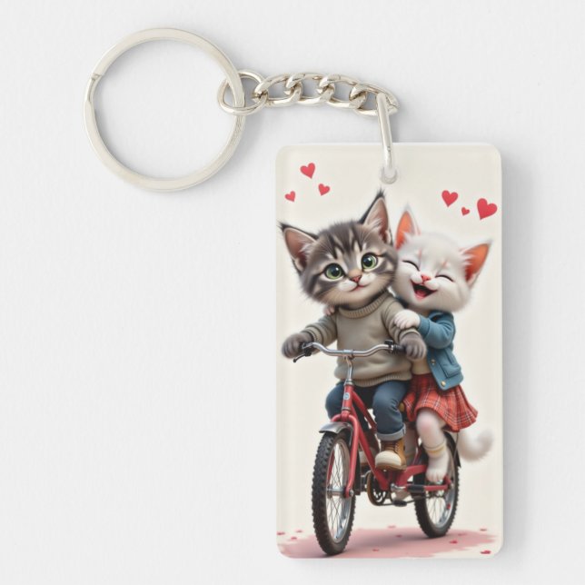 Llavero Tom & Luna Valentine Bike Keychain (Frente)