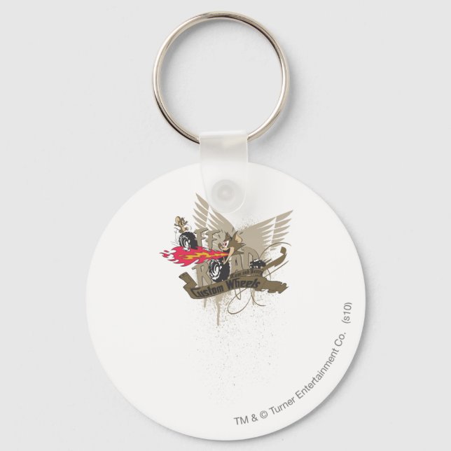 Llavero Tom y Jerry Custome Wheels (Anverso)