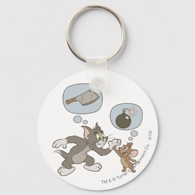 Llavero Tom y Jerry Evil Thoughts (Anverso)
