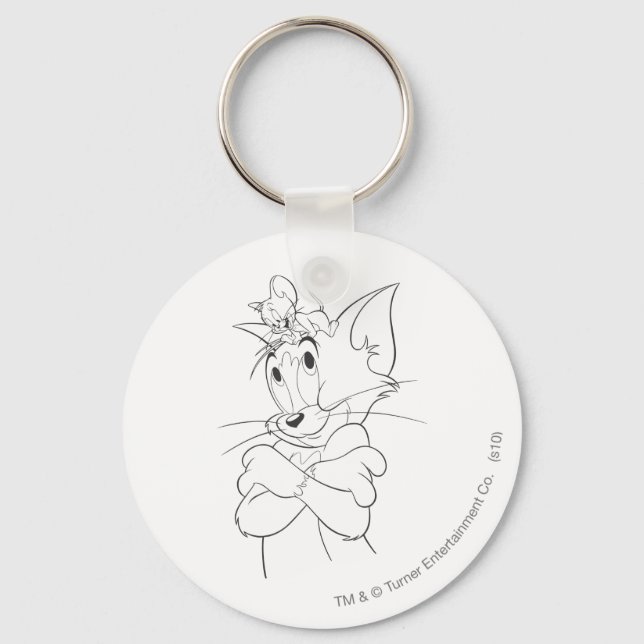 Llavero Tom y Jerry On Head (Anverso)