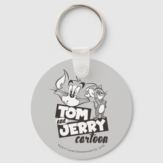 Llavero Tom Y Jerry | Tom Y Jerry Personalizado (Anverso)