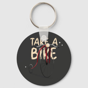 Llavero Toma una bicicleta