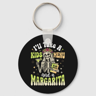 Llavero Tomaré un menú infantil y una margarita