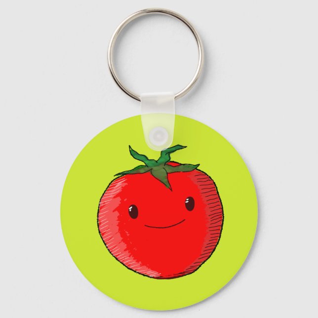 Llavero Tomate Personalizado lindo (Anverso)
