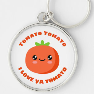 Llavero Tomate tomate te amo tomate