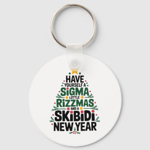 Llavero Tómate Un Sigma Un Pequeño Rizzmas Y Skibidi N