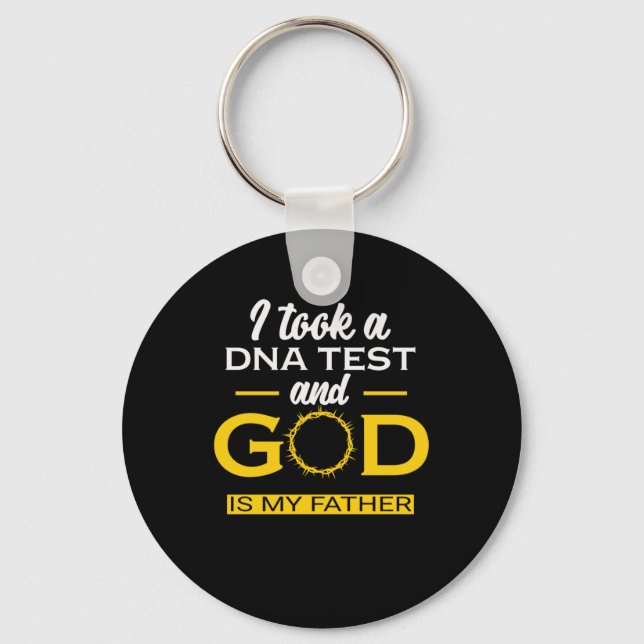 Llavero Tomé Una Prueba De ADN Que Dios Es Mi Padre Jesús (Anverso)
