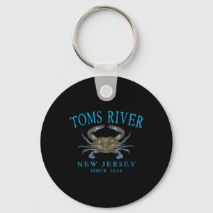 Llavero Toms River Nj Cangrejo de Garra Azul Desde 1614 Le