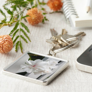 Llavero tonos blancos