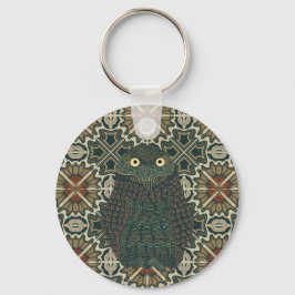 Llavero Tonos de tierra dorados marrones adornados