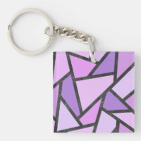 Tonos de vidrio manchado de lilas