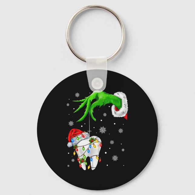 Llavero Tooth Dentist Dental Istant Teeth Xmas Christmas P (Anverso)