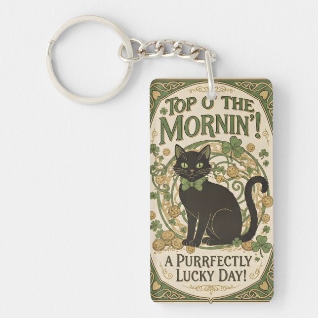 Llavero Top O' The Morning St. Patrick's Day Key Chain (Frente)