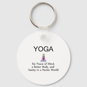 Llavero TOP Yoga Slogan