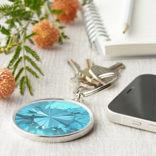 Llavero Topaz azul 3