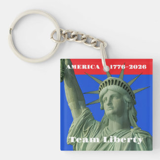 Llavero Torch High! Liberty Emblem • 1776–2026 USA