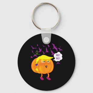 Llavero Tormenta de tweets de Trump de calabaza Anti Trump