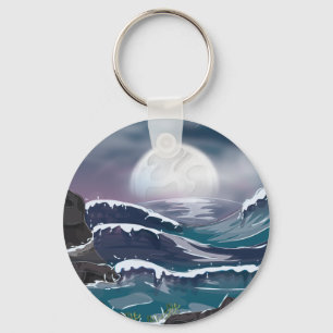 Llavero Tormenta oceánica