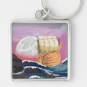 Llavero Tormenta oceánica