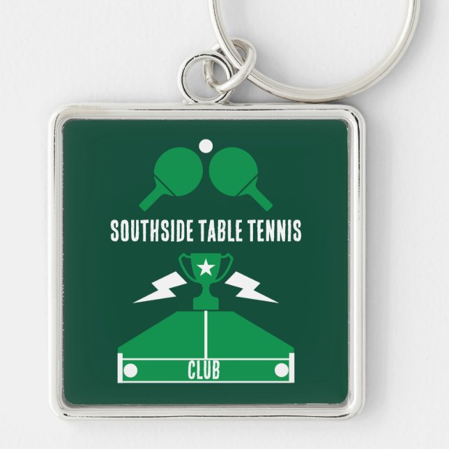 Llavero Torneo de tenis de mesa (Frente)