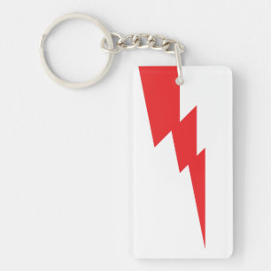 Llavero Tornillo relámpago rojo