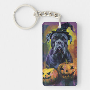 Llavero Toro Bullmastiff Espeluznante Perro Halloween Bruj