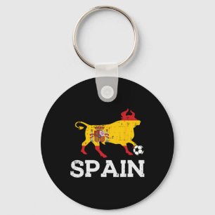 Llavero Toro de España Fútbol Español Byll Hombres Mujeres