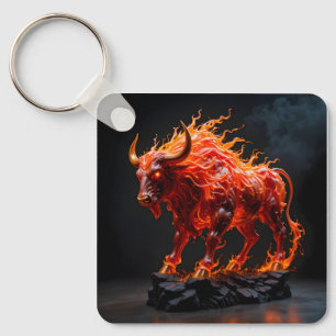 Llavero Toro de Fuego Mítico