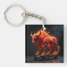 Llavero Toro de Fuego Mítico