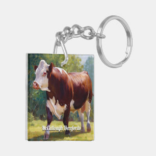 Llavero Toro Hereford
