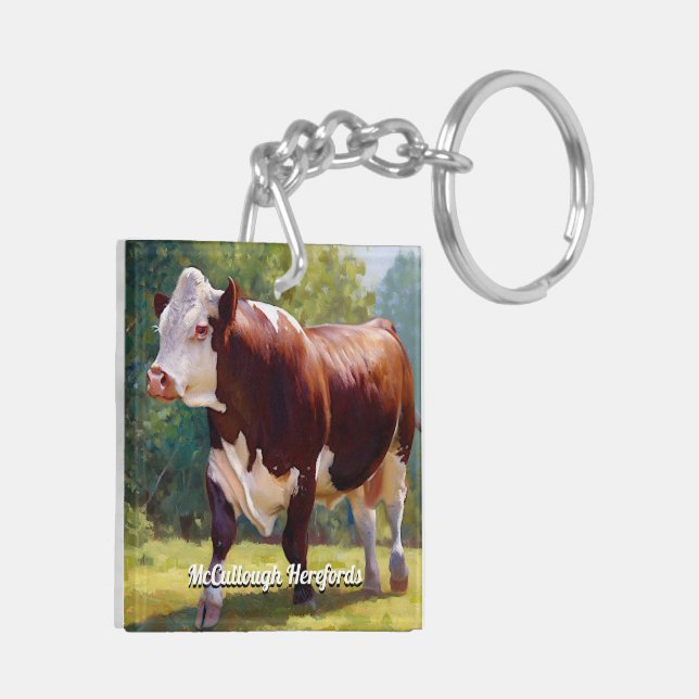 Llavero Toro Hereford (Izquierda Bajo)