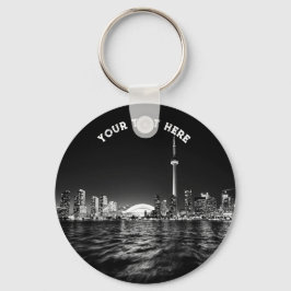 Llavero Toronto Canadá Ontario Black White Vintage