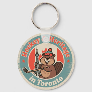 Llavero Toronto Hockey & Patrimonio Retro