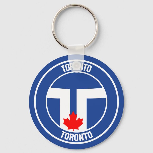 Llavero Toronto Round Emblem (Anverso)