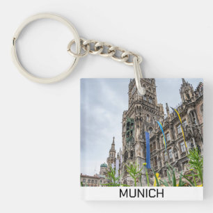 Llavero Torre del Ayuntamiento de Múnich, Alemania