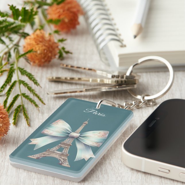 Llavero Torre Eiffel Artística (Frente Derecha)