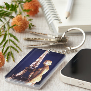 Llavero Torre Eiffel de la dama de París