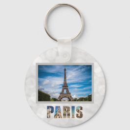 Llavero Torre Eiffel de París - Ciudad francesa - Foto de