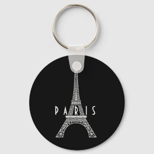Llavero Torre Eiffel de París Francia blanca linda