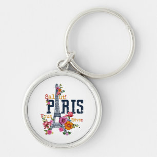 Llavero Torre Eiffel Paris Shirt Salut Flowt Paris Fra