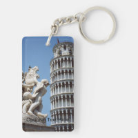 Torre inclinada de Pisa con estatua de Cherub
