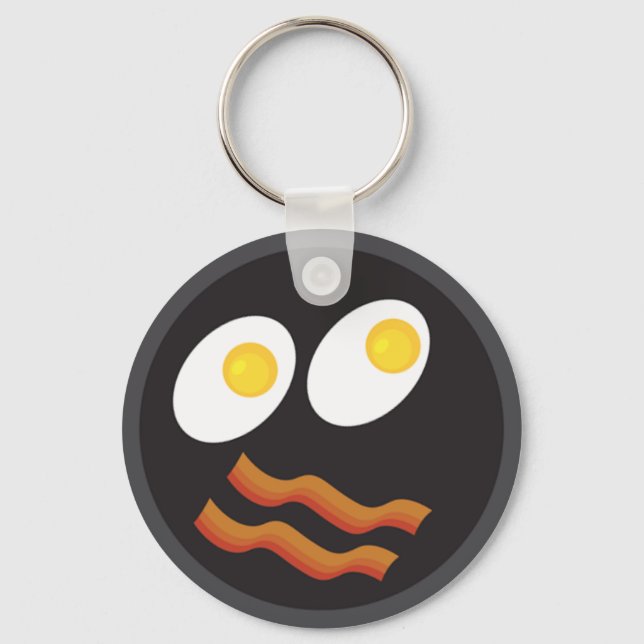 Llavero torta de bacon y huevos (Anverso)
