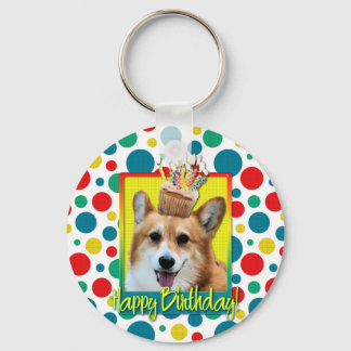 Llavero Torta de cumpleaños - Corgi - Owen