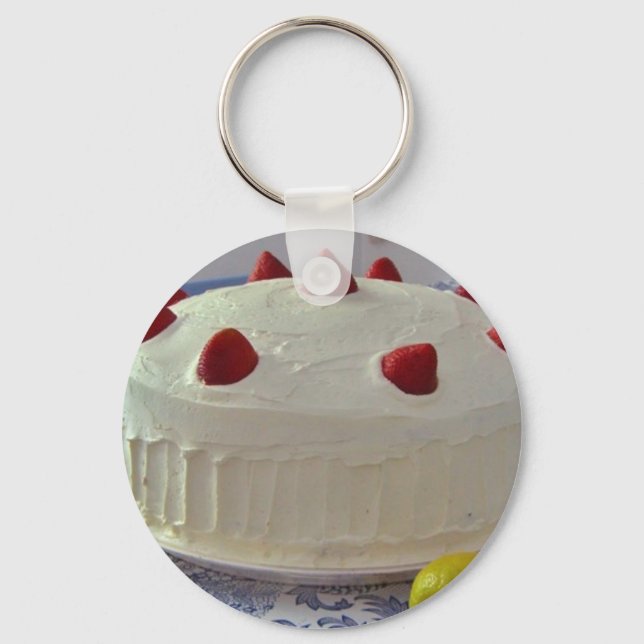 Llavero Torta de la fresa (Anverso)