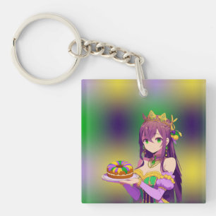 Llavero Torta del Rey Anime Mardi Gras