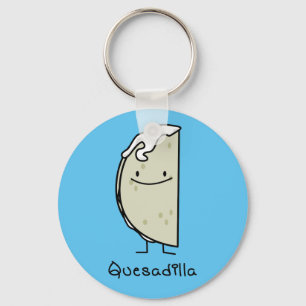 Llavero Tortilla mexicana a la parrilla Quesadilla con que